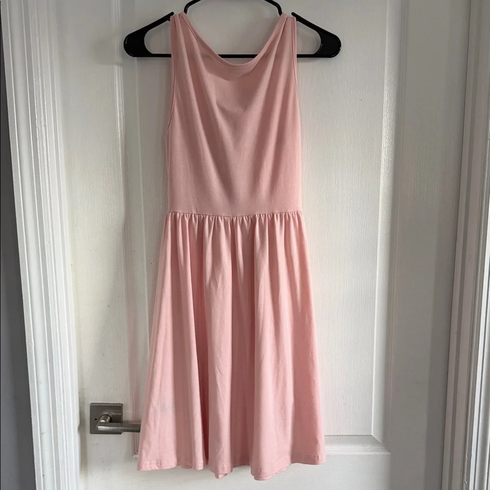 Amazon Pink Buttoned Mini Dress - Picture 3 of 3